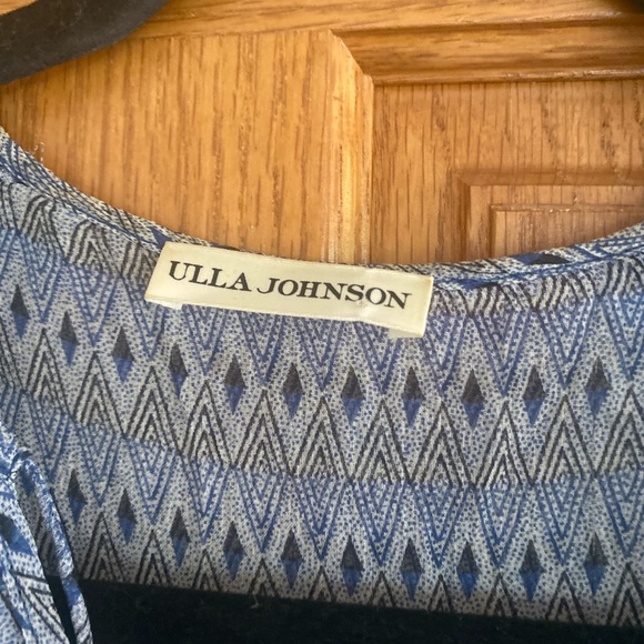 Ulla Johnson Printed Blue Silk Melilla Dress Sz 2 - Picture 5 of 5